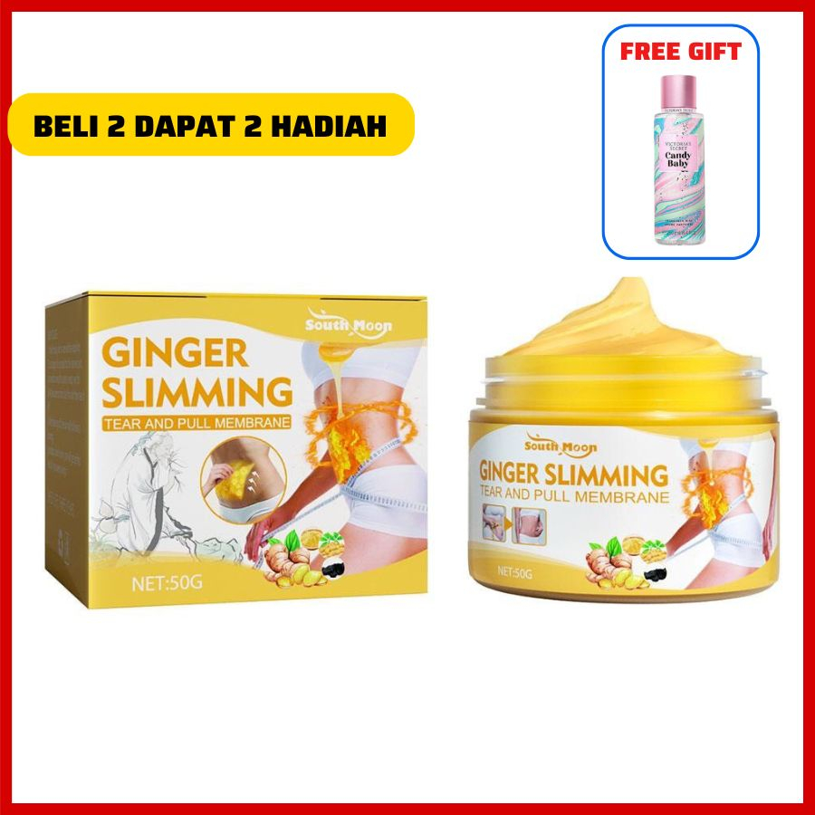sHopYi- Ginger slimming Cream Krim Pelangsing Pembakar Lemak Cream Pelangsing Perut Pelangsing Lenga