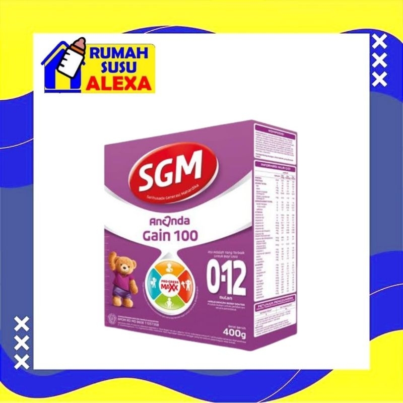 SGM ANANDA GAIN 100 0-12 bln 400 gr