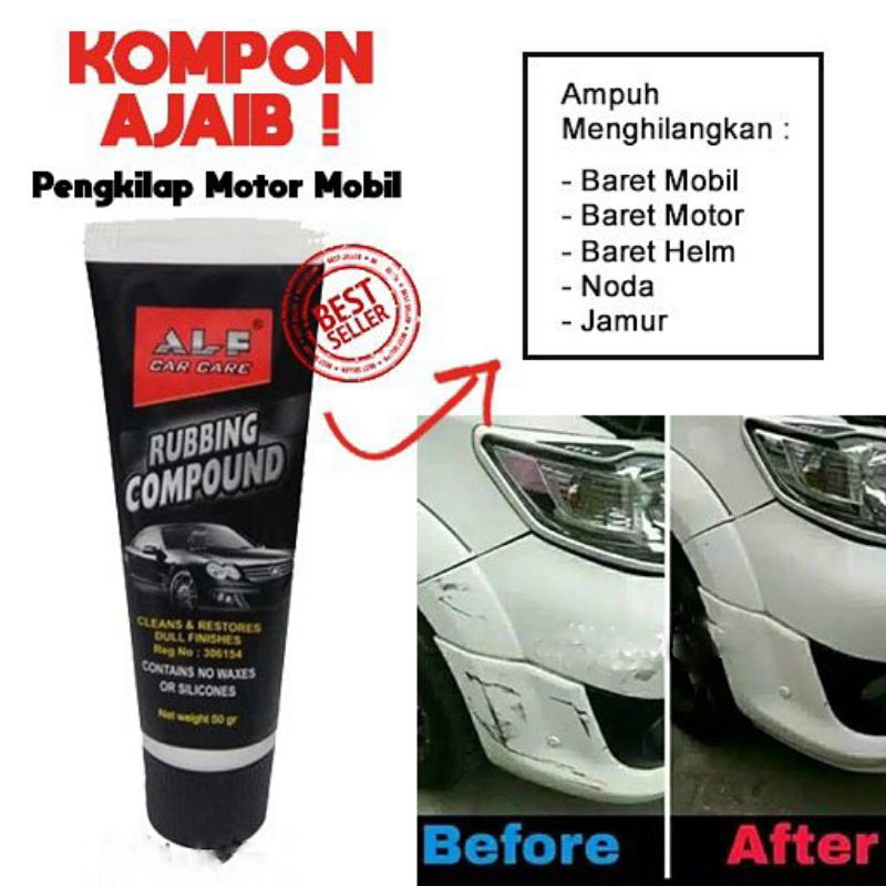 Compound Mobil Rubbing Penghilang Baret Mobil Motor Terbaik Kompon