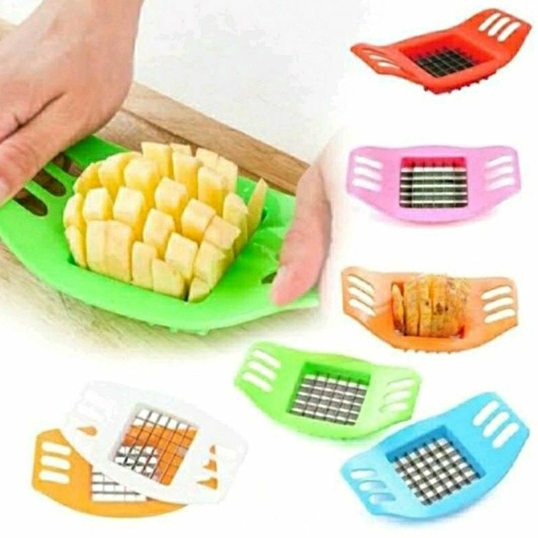 Potato Cutter Slicer Chopper Pemotong Kentang Dadu Panjang Pisau Kentang