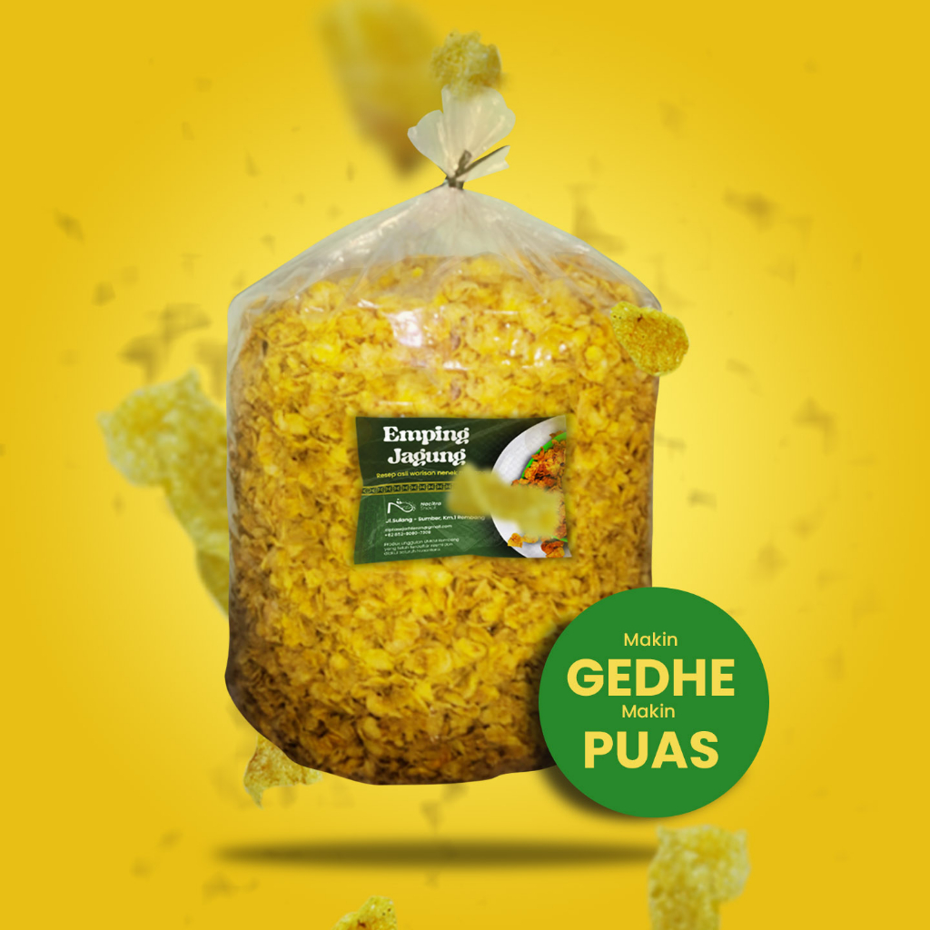 

Emping Jagung Asli/Emping Jagung Premium/Keripik jagung enak/keripik jagung gurih/Keripik Jagung murah/makanan tradisional