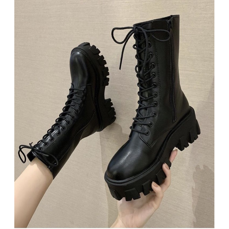 sepatu boots wanita h&m second