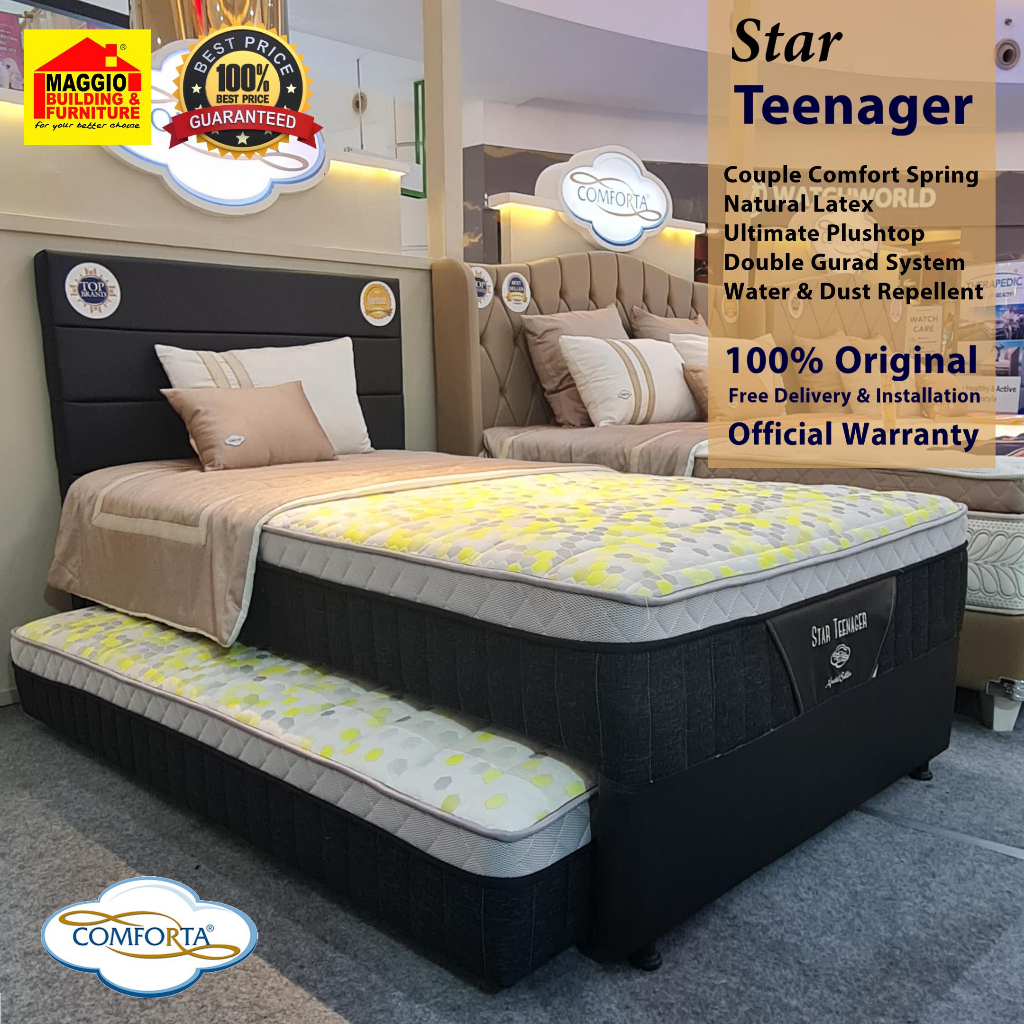 KASUR ANAK COMFORTA- KASUR ANAK SORONG 120x200 - KASUR 2IN1 - STAR TEENAGER - COMFORTA