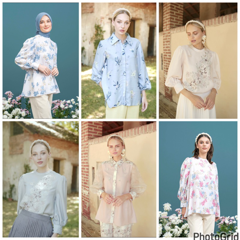 Wearing Klamby PEONY Blouse / DAPHNE Shirt / CASSANDRA Top / CASSIA Shirt
