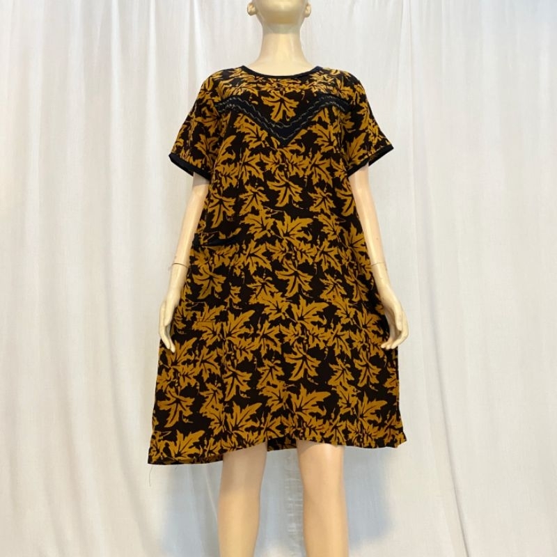 daster remaja abg dinda mini dress batik cap homedress cantik