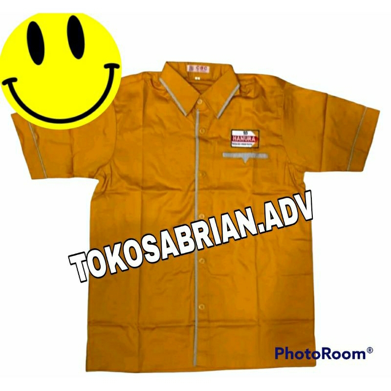 Kemeja partai Hanura Baju partai Hanura Seragam Partai Hanura Tangan Pendek