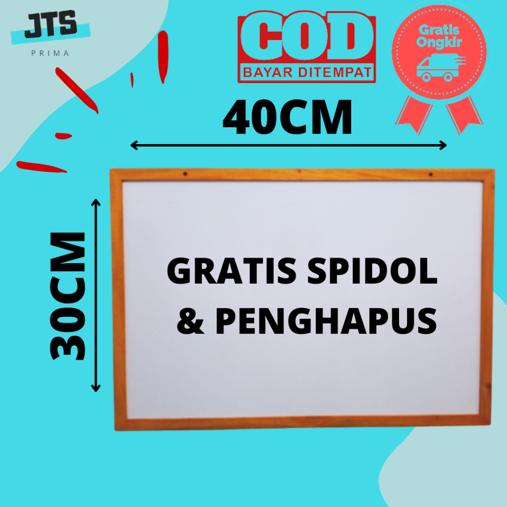 

Papan Tulis Anak Ukuran 30X40 GRATIS SPIDOL & PENGHAPUS