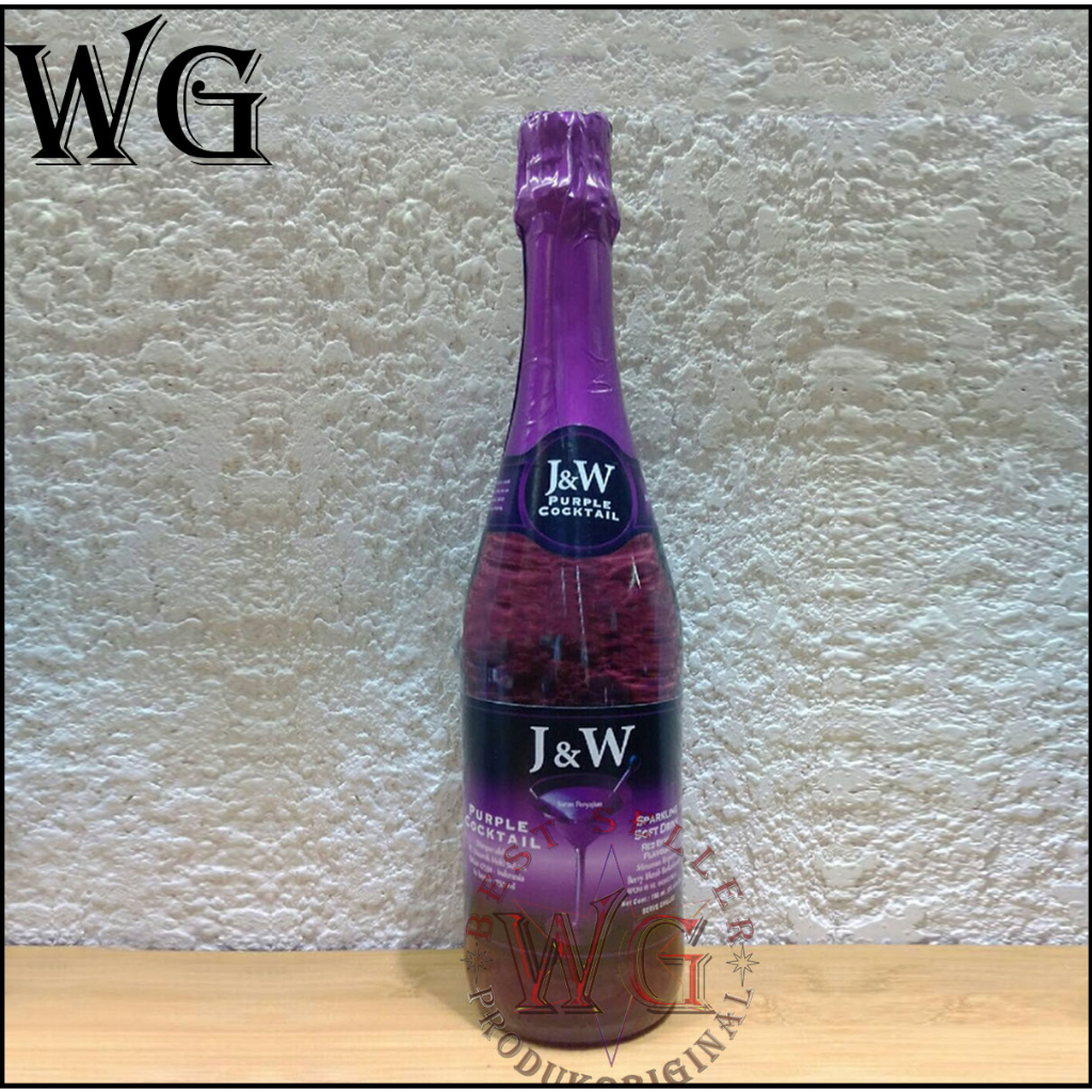 

Minuman Import Miuman Rasa Buah J&W Purple Grape Cocktail Carbonated Minuman Anggur 750ml