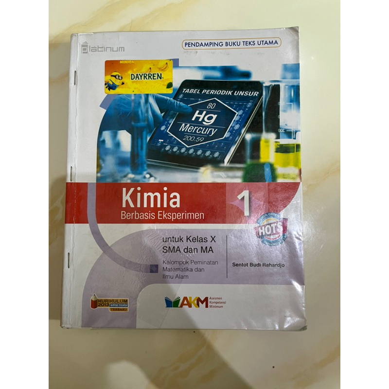

KIMIA berbasis eksperimen 1 platinum untuk sma kelas x