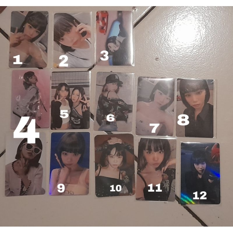 Photocard Chaewon sserafim aab wts