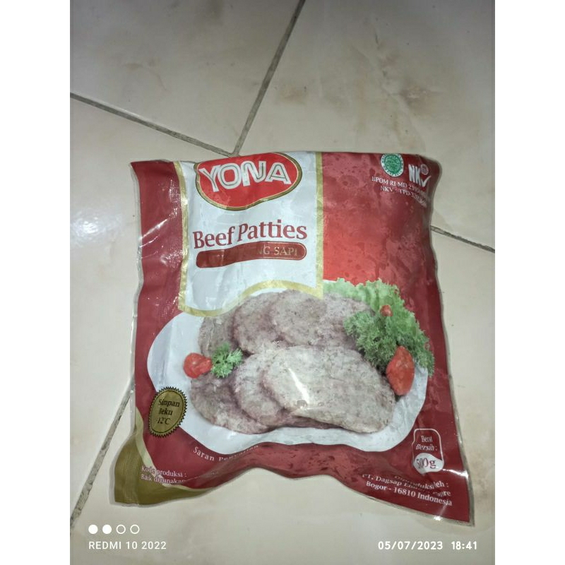 

Yona beef patties isi 10