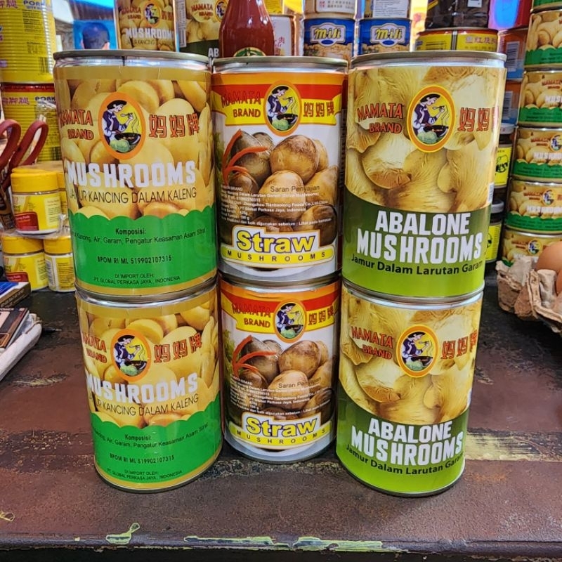 

Mamata Jamur Kaleng / Jamur kancing / Jamur merang / Jamur Abalane.