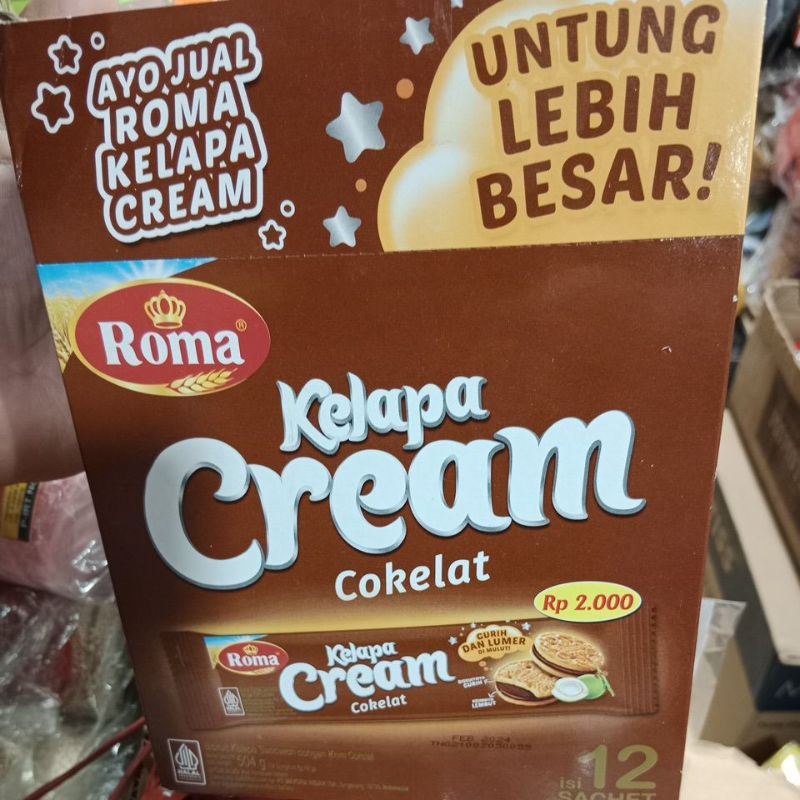 

Roma kelapa cream box