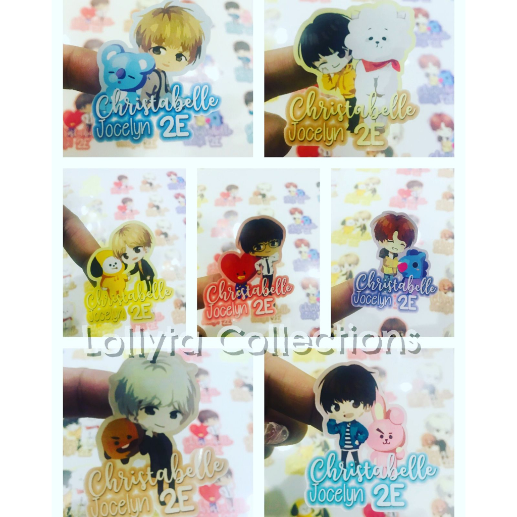 

Stiker nama untuk buku sekolah / Stiker karakter custom