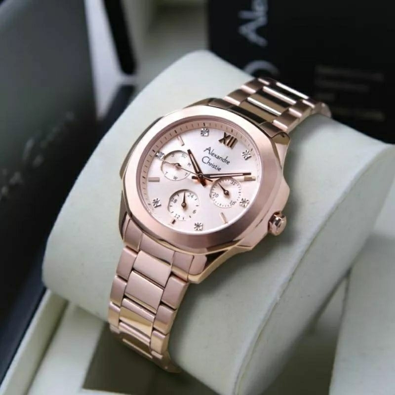 Alexander christie crono aktiv tali rantai variasi warna wanita 2A28 BF original 100% garansi resmi 