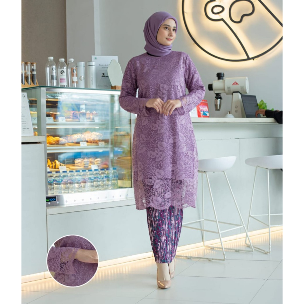 atasan tunik / Kebaya Tunik / Tunik Brokat / Kebaya Modern / Kebaya tile / Kebaya Favorite / Batik C