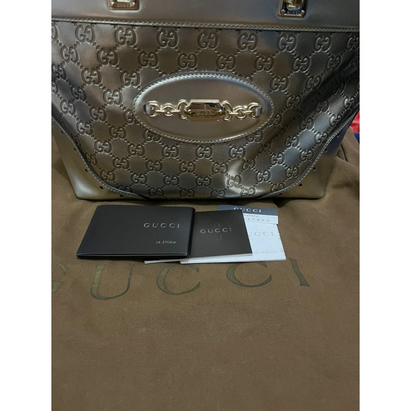Gucci Guccisima Tote Shoulder Bag 100% Original