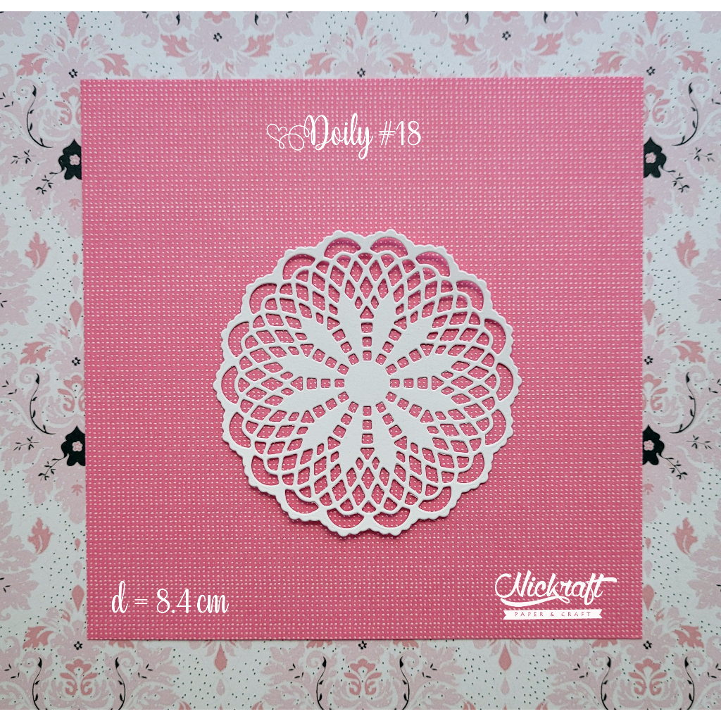 

DOILY #18 - Hiasan Scrapbook Jurnal Die Cut Doily Paper