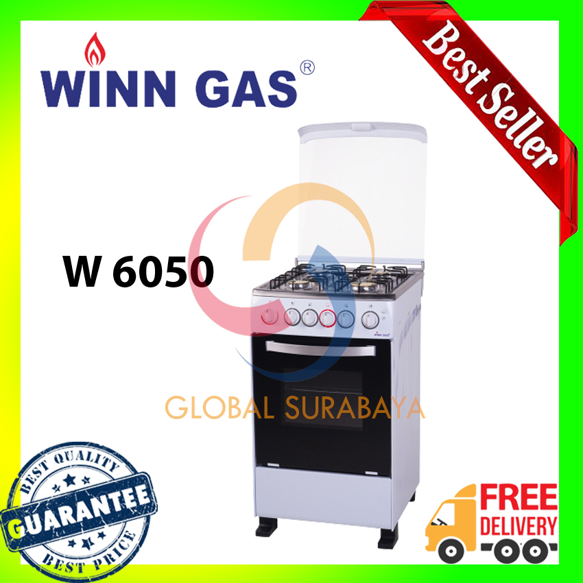 WINN GAS FREESTANDING 4 TUNGKU + OVEN W 5060