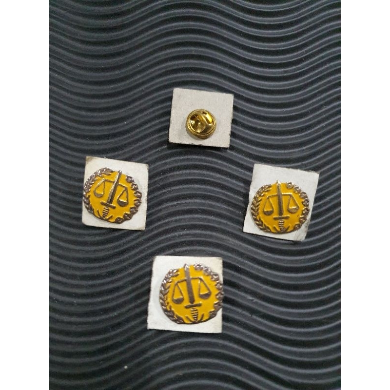 pin kerah Kejaksaan Kuning | pin kerah Baju Belakang Paku | pin Paku Logo Army