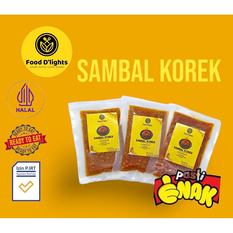 

Sambal korek pedas sachet awet tahan lama 30gr