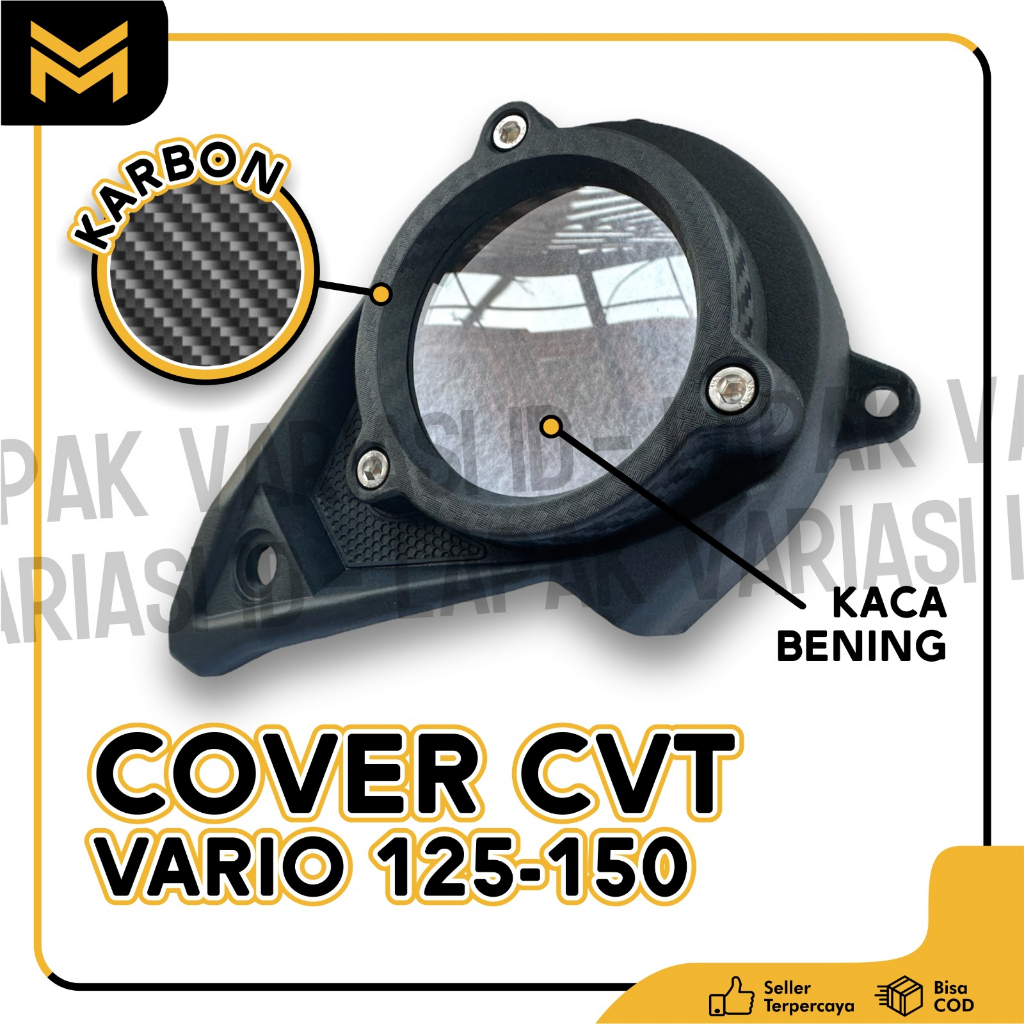 COVER CVT VARIO 125 150 ABS CBS ISS OLD NEW / Cover CVT VARIO 125/150 LED NEW 2018-2022 Cover Air Du