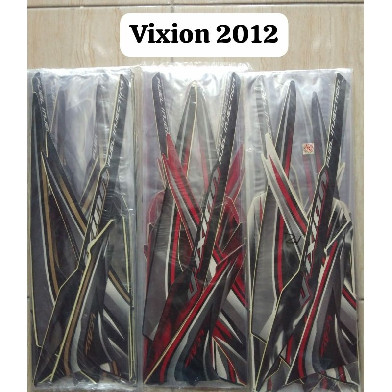 COD / Striping ori Vixion 2012 / stiker standar Yamaha Vixion full body
