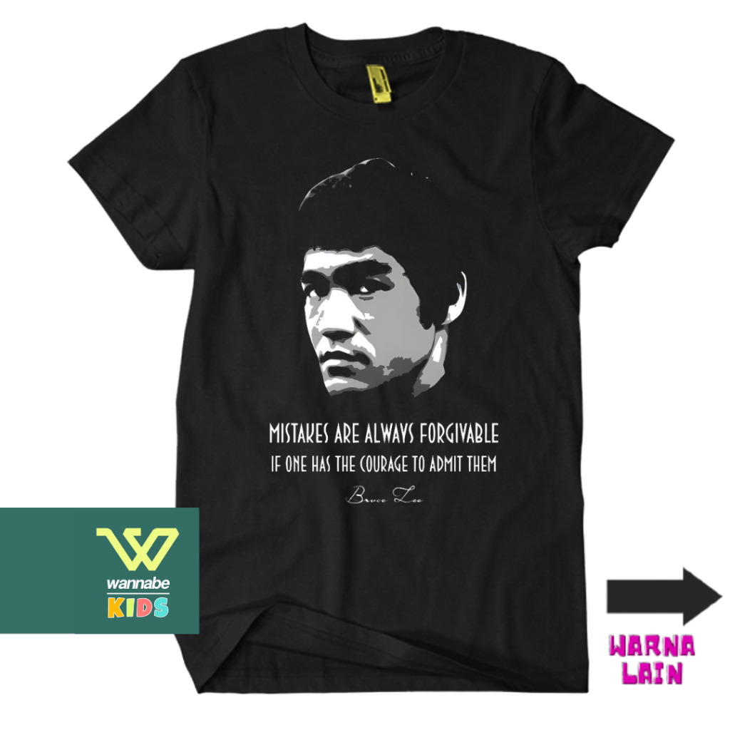 Kaos Anak BRUCE LEE | Baju Anak | kaos anak 2 tahun 12 tahun UNISEX | Pakaian Anak Premium