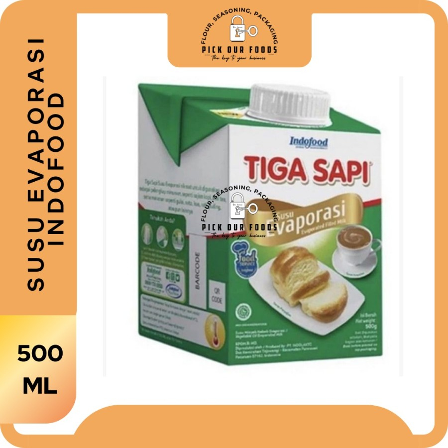 

Susu Evaporasi 3 sapi 500ml | Susu evaporasi tiga sapi indofood