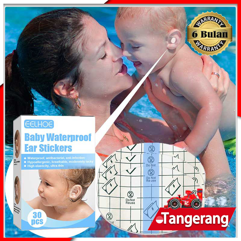 30pcs Baby Ear Sticker / Stiker Pelindung Mandi Telinga Bayi / Penutup Telinga Mandi Bayi Mandi Anak