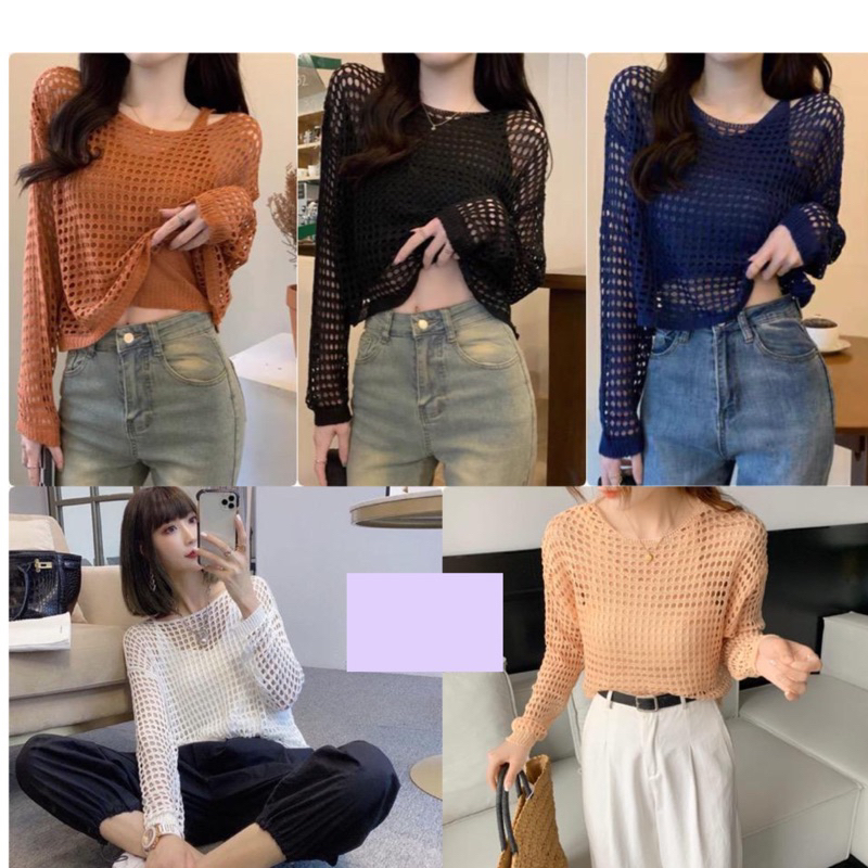 OUTER RAJUT+INNER TANKTOP IMPORT