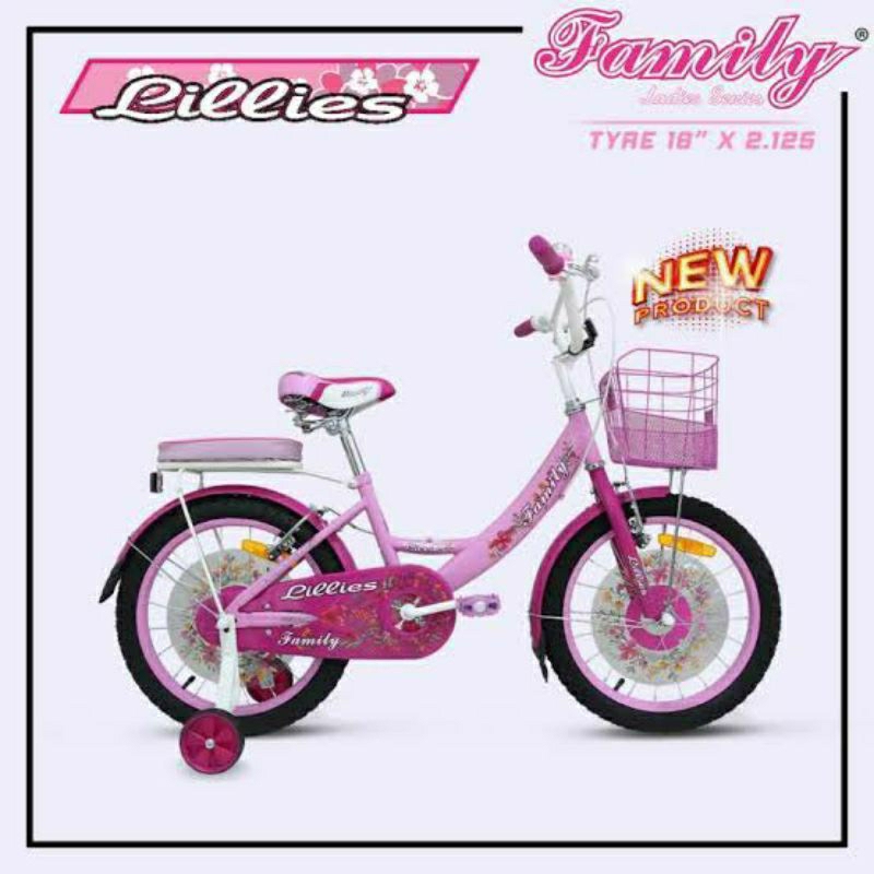 KRISNA JAYABIKE - JUAL SEPEDA ANAK FAMILY LI - 18 INCH