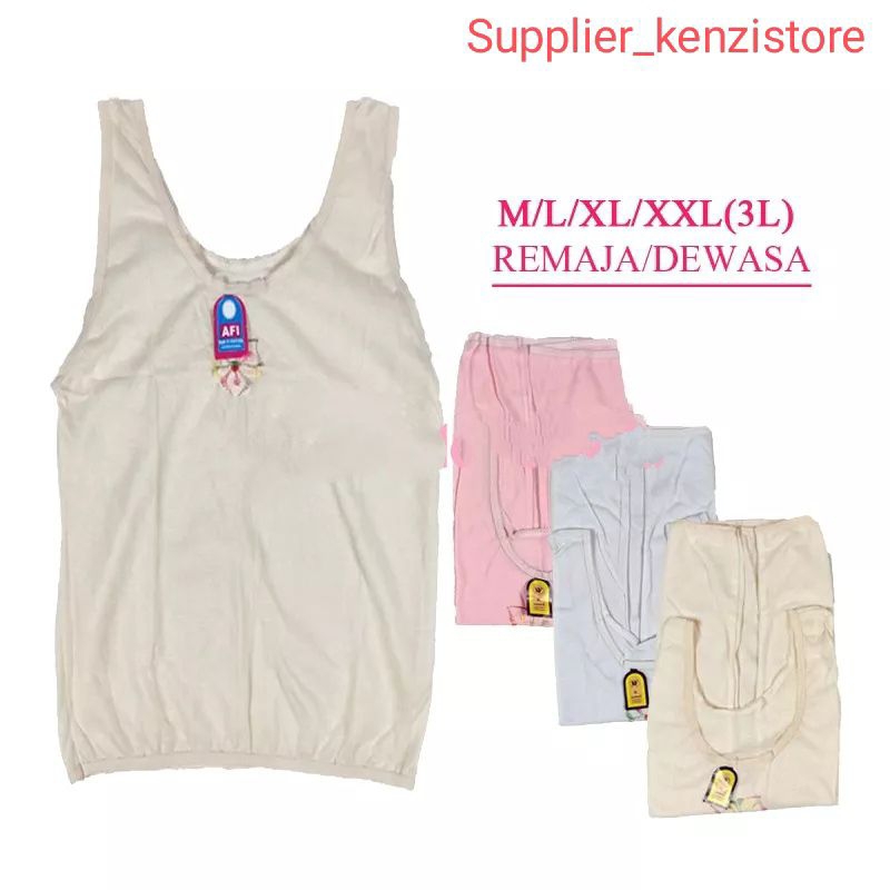 ECER Tengtop Wanita/Singlet wanita L XL 3L AFI SANFICO Cod