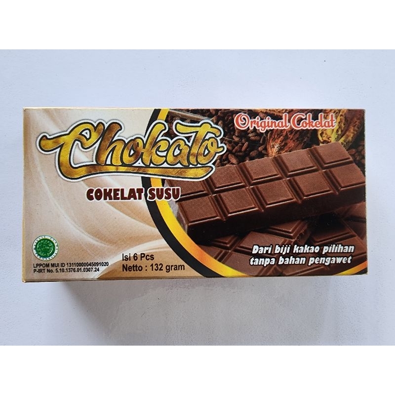 

CHOKATO MILK CHOCOLATE BAR Bundling Isi 3 / 6