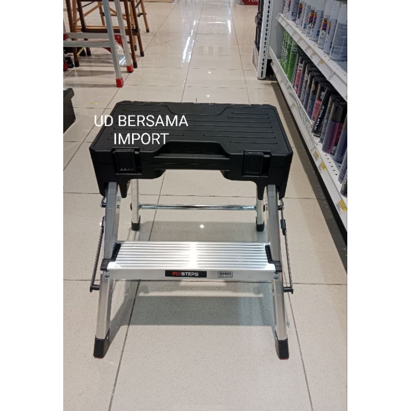 FIXSTEPS Tangga Lipat Aluminium 2 Step 43.8cm/Tangga Aluminium