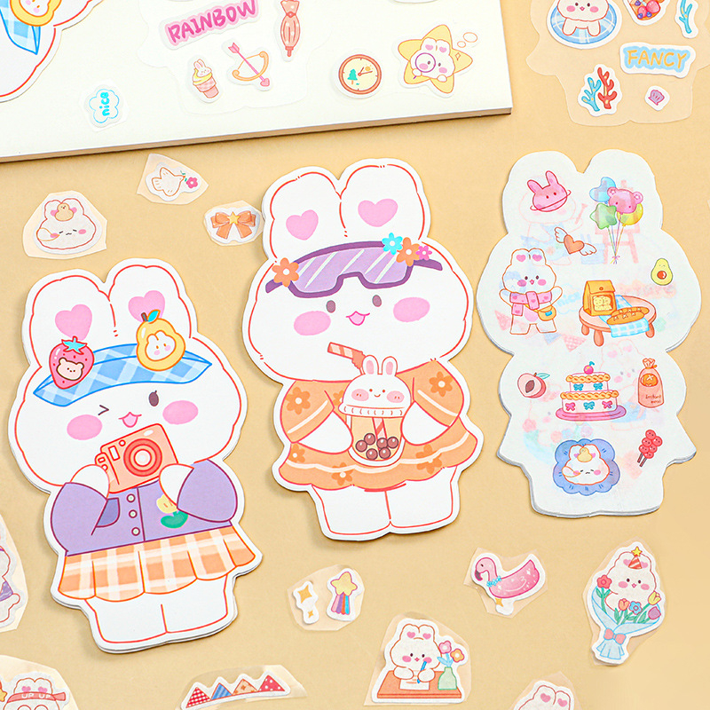 

Machita Sticker Lapine Blanc Stiker Kelinci putih