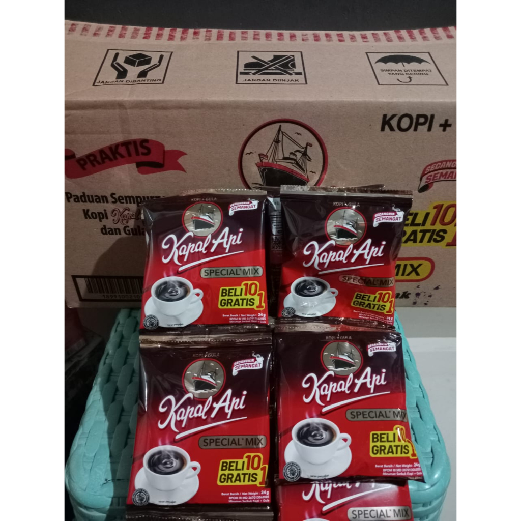 

kapal api special mix renceng isi 11 sachet