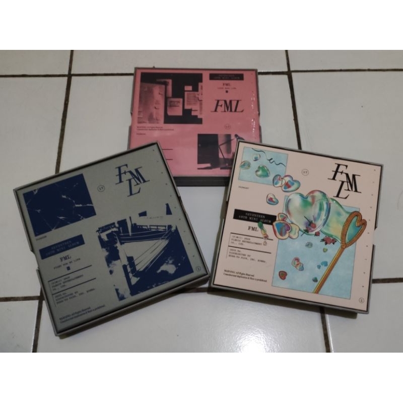 ALBUM FML SEVENTEEN (SEALED & UNSEALED)