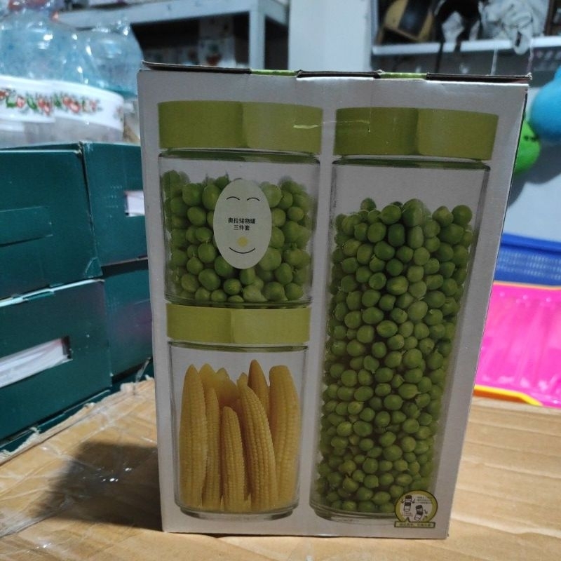 Toples Set 3 Kaca Marine Bowl