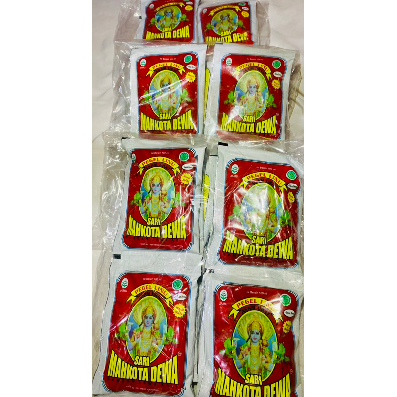 (PAKET HEMAT 3 pack)Jamu Cap sari mahkota dewa-jamu asam urat-pegal linu