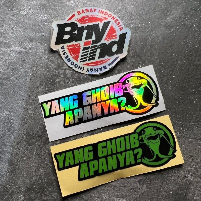 Stiker Sticker YANG GHOIB APANYA Princutt