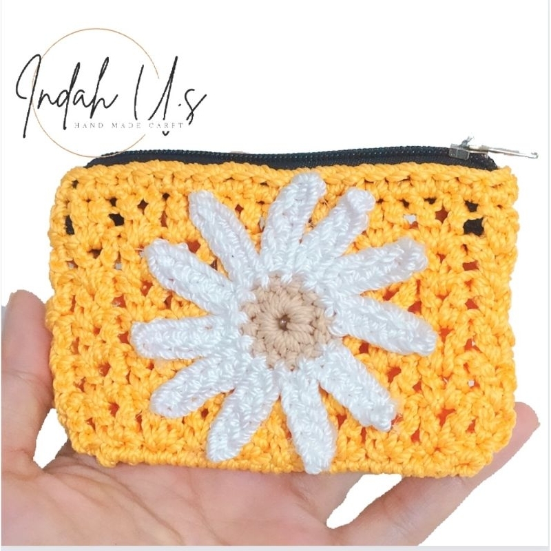 Dompet koin rajut/ Dompet koin