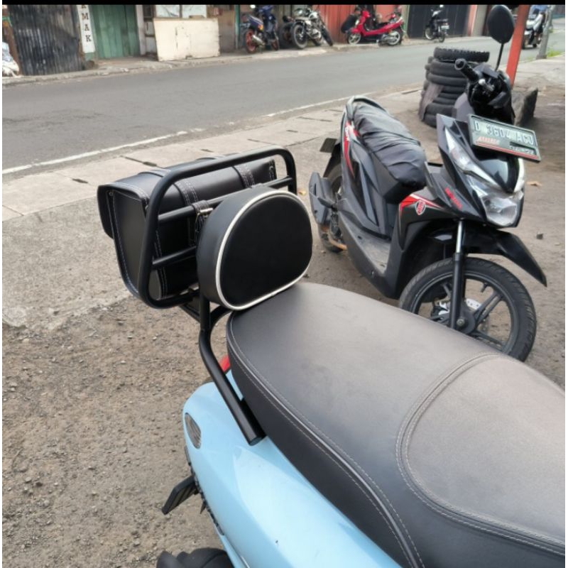 aksesoris motor grand filano backrack motor Yamaha grend filano