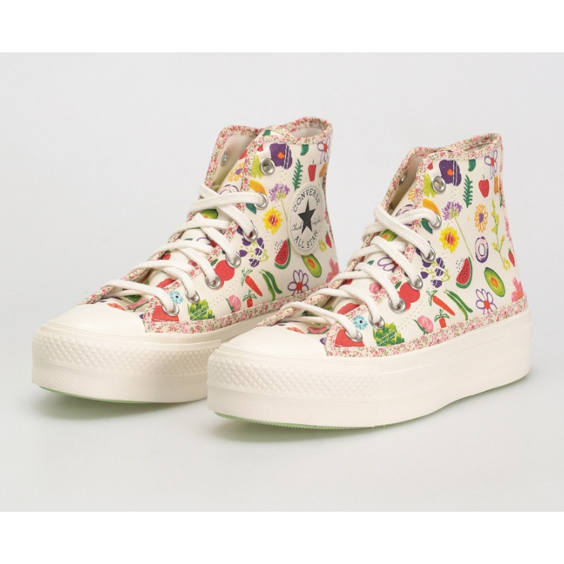 Converse Chuck Taylor All Star Lift Platform Festival Smoothie Fruit Floral Florals