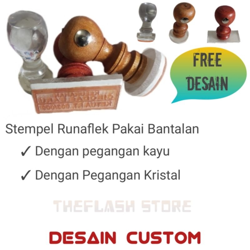 

Stempel Runaflek/Kristal Pakai Bantalan