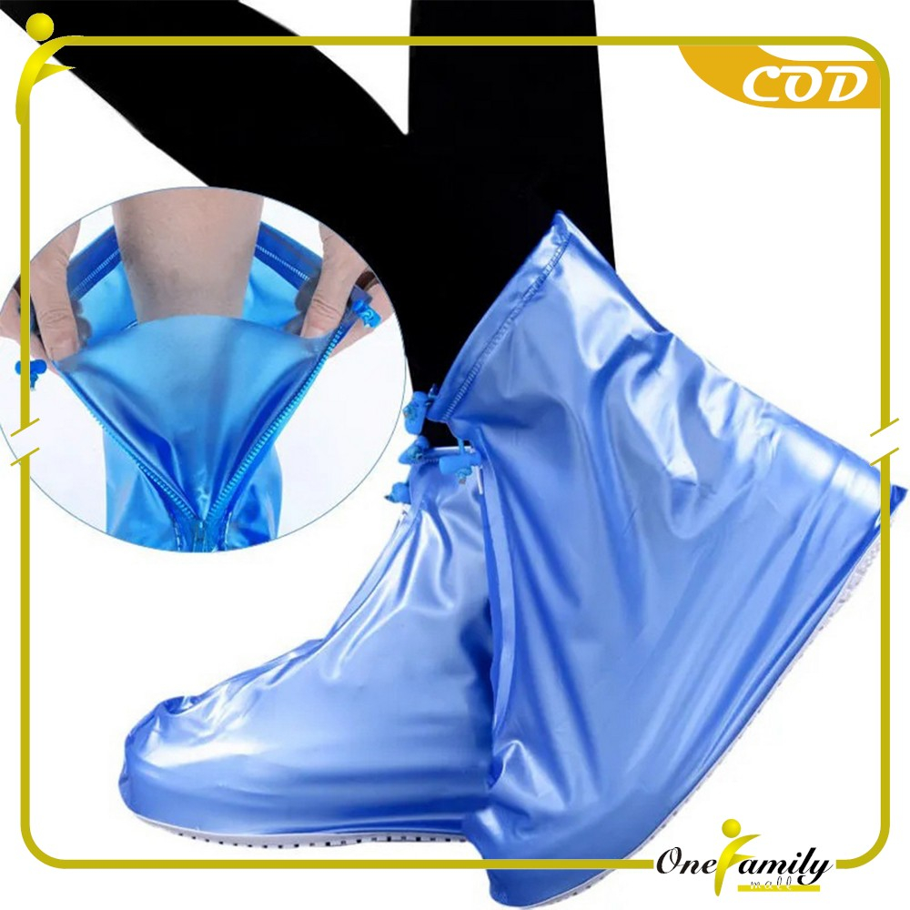 ONE-C898 Pelindung Sepatu Anti Air Unisex Tahan Air / Jas Hujan Sepatu Waterproof / Cover Shoes Jas Hujan Mantel Tahan Air Dari Hujan