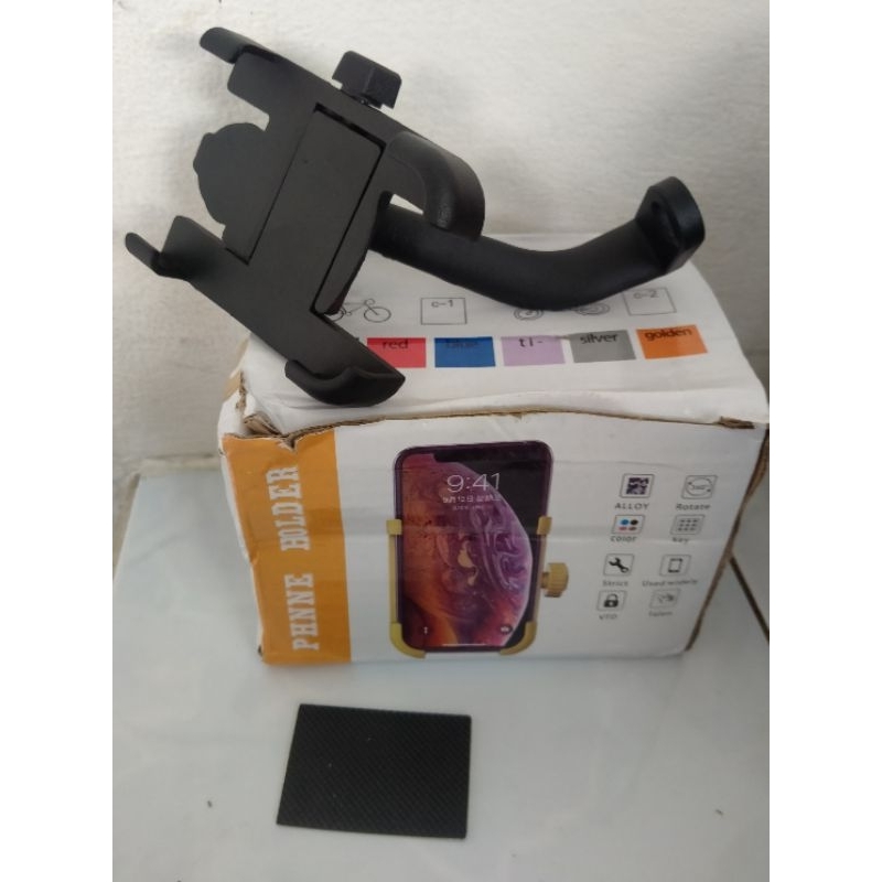 phone holder dudukan handphone spion motor aluminium Balikpapan