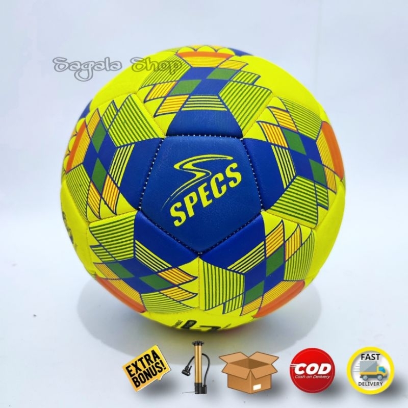 Bola Futsal Specs Radiate Size 4 Jahit Premium Import