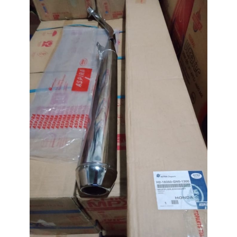 KNALPOT HONDA ASTREA GRAND LEGENDA ASPIRA