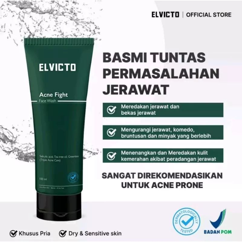 ELVICTO ACNE FIGHT FACE WASH